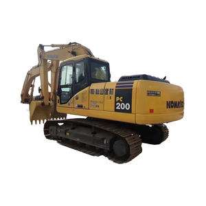 รถขุดมือสอง PC200-7ขุดดินไฮดรอลิก20ตันรถตักตีนตะขาบ PC130ขุด PC138 PC60-7 PC220-7เครื่องจักรดั้งเดิมจากญี่ปุ่น - Product Image 1