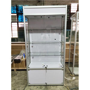 Fournitures automobiles Modèle manuel d'échantillon vitrine pour <span class=keywords><strong>pharmacie</strong></span> Vitrine en verre personnalisée pour tabac vin avec étagère d'éclairage LED - Product Image 5