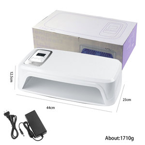 <span class=keywords><strong>Lampe</strong></span> de photothérapie professionnelle portable pour ongles avec double source de lumière, haute puissance, grand espace, <span class=keywords><strong>lampe</strong></span> de séchage UV - Product Image 5