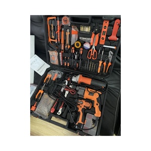 Cassetta degli attrezzi per la riparazione di Hardware di lusso da 46 pezzi più completa e multifunzionale, comprese chiavi inglesi, strumenti a mano in scatola - Product Image 1