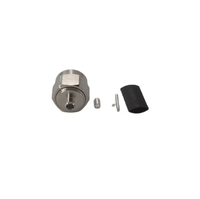 Câble coaxial RF RG405 de haute qualité 50 ohms, 0,086'', connecteur mâle droit de type N