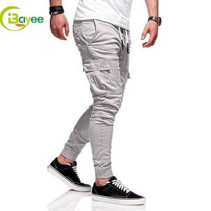 Vente en gros automne 6 poches Cargo Pants Fitness Pantalons de survêtement Hommes Cargo Jogger <span class=keywords><strong>Pantalon</strong></span> <span class=keywords><strong>avec</strong></span> poches latérales - Product Image 2