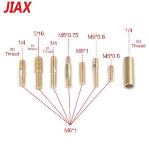 50 Cal Bullet Style <b>Car</b> Antenna,Mirror <b>Polished</b>&Oil Spray Black,Universal Aluminum Truck Antenna with 8 Adapters for Ford GMC - Product Image 4