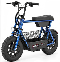 Trottinette électrique GYebike GY1602 48V 350W avec siège et rangement, roues de 16 pouces, suspension avant, freins à disque - Stock Russie