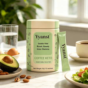Gentle Vital Boost Steady Inner Stamina <b>Keto</b> Instant Coffee For Morning Fitness Daily Drink 10g*10 Single Serve <b>Sticks</b> - Product Image 2