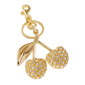 Llavero con Portamonedas en Forma de Cereza, Colgante de Metal de Lujo para Bolsos y Coches, Regalo Creativo para Damas - Product Image 1