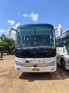 Bus diesel Yutong d'<span class=keywords><strong>occasion</strong></span> 51 places, conduite à gauche, entièrement entretenu, pour le transport minier, les campus, les services religieux, les excursions, les trajets quotidiens d'entreprise - Product Image 3