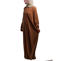Vente en gros Hijab musulman grande taille femmes longue abaya avec manches mignonnes