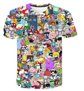 T-shirt estiva <span class=keywords><strong>Pikachu</strong></span> con stampa digitale 3D, <span class=keywords><strong>maglietta</strong></span> da uomo a maniche corte, ampia e casual, per il commercio europeo - Product Image 6