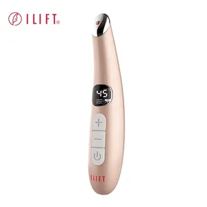 Top selling Beauty Eye bag Massager Wand Pen With Red Light Therapy High-frequency Vibrations Heat Therapy For dark circles