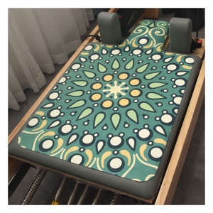 Tapete de Yoga de Goma PU Ecológico Personalizado, Plegable y Portátil con Función Antideslizante, Funda de Gamuza para Tapete de Pilates Reformer - Product Image 2