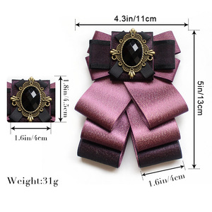Nœuds papillon <span class=keywords><strong>en</strong></span> gros faits à la main, personnalisés avec <span class=keywords><strong>strass</strong></span>, nœuds papillon noirs pour femmes, nœuds papillon papillon <span class=keywords><strong>en</strong></span> ruban blanc pour hommes, pour fêtes et mariages - Product Image 3