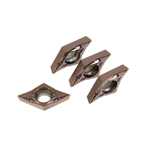 Plaquettes <span class=keywords><strong>de</strong></span> tournage <span class=keywords><strong>de</strong></span> haute précision en carbure <span class=keywords><strong>de</strong></span> tungstène pour usinage fin DCGT11T301-FS, petit rayon, pour acier inoxydable et alliage <span class=keywords><strong>de</strong></span> titane - Product Image 5