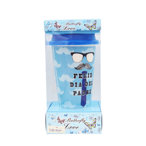 Mejor día de padres regalo Eco amigable de una sola pared de porcelana de tazas de café <span class=keywords><strong>y</strong></span> tazas con tapa - Product Image 4