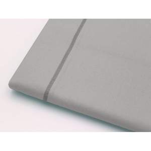 Flat <b>Sheet</b> 150x300cm 100% Cotton Grey <b>For</b> Uk <b>Single</b> <b>Bed</b> Size - Product Image 3