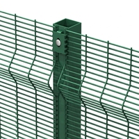 Panneau de clôture en treillis métallique robuste 2,1 m x 2,4 m, en acier 358, haute sécurité, anti-escalade, à vue dégagée, de Chine