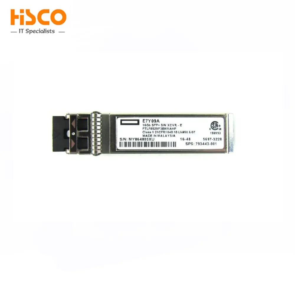 E7Y09A 793443-001 עבור HP E7Y09A 16GB SFP סיב ערוץ קצר גל מורחב משדר מודול