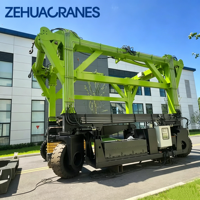 Chariot porte-conteneurs avec moteur et boîte de vitesses Zehua pour un moment de charge élevé et des opérations portuaires efficaces