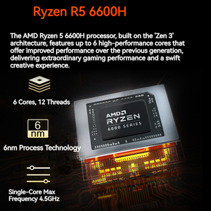แล็ปท็อปรุ่นใหม่ล่าสุด Firebat U6B คุณภาพสูง ขนาด 16 นิ้ว Ryzen5 พร้อม Hexa Core 12 เธรด ระบบปฏิบัติการ 11 สำหรับใช้งานที่บ้าน พร้อมด้วยเทคโนโลยี Next-g - Product Image 2