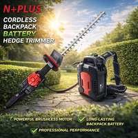 Taille-haie N+PLUS de haute qualité 1,2 kW, autonomie de 10 heures, alimenté par batterie, efficace, taille-haie électrique précis