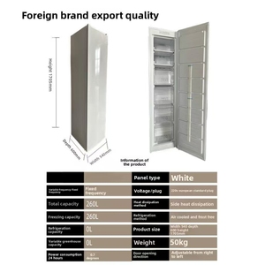 <span class=keywords><strong>Congélateur</strong></span> Vertical Tout Froid 260L, Porte Simple avec 6 Tiroirs, Contrôle Électronique de la Température, Classe Énergétique A - Product Image 5