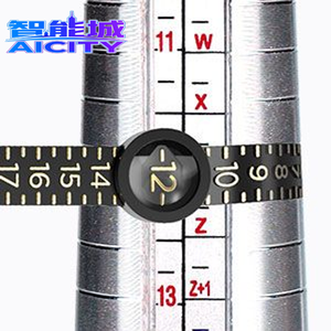 AICITY Custom Logo Reusable Plastic Smart <strong>Ring</strong> Size Gauge Stick Easy Finger Adjustment <strong>UK</strong> <strong>Men's</strong> Measuring Set - Product Image 4