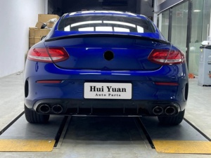 Kit de Carrocería para <span class=keywords><strong>Mercedes</strong></span> Benz 2015+ C205 C Coupé C200 C260 <span class=keywords><strong>C300</strong></span> a C63 Amg, Kit de Carrocería Delantero y Trasero, Parachoques, Capó de Motor C63 Amg - Product Image 5