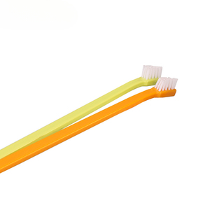 Eco-Friendly Plastic Pet <b>Toothbrush</b> Single <b>Head</b> Oral Cleaning Brush - Product Image 3
