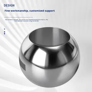 Paslanmaz çelik bilyalı vana aksesuarları 201 304 316 su medya için top mühür ile içi boş katı topu çekirdek - Product Image 2