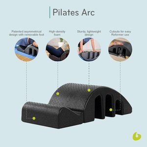 Premio Pilates correttore della colonna vertebrale ad arco fatto di rinforzo del nucleo di quercia ed esercizi di equilibrio attrezzature da palestra in scatola - Product Image 5