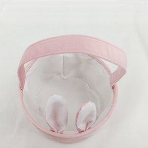 Bolsa de Almacenamiento de Dulces para Niños, de Tela Suave, con Diseñ<span class=keywords><strong>o</strong></span> de Conejito de Pascua, con Asa, para la Cacería de Huevos de Pascua - Product Image 6