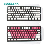 Subbank 108 Keys PBT Sublimation Keycaps Custom Printing Logo Dye-Sub Mechanical Keyboard Keycaps Set for Gamer & Office Typing