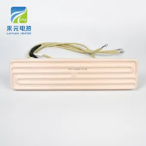 Laiyuan 240x60mm 220v 600w IR ceramic infrared heater element with K type sensor