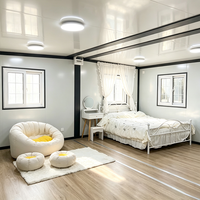 Maison modulaire extensible en conteneur, fabrication sur mesure, luxe, 40 pieds, portable, 2 à 4 chambres, préfabriquée