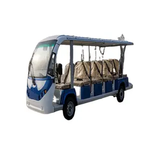 Tong Cai Battery Powered 8 Seat 17 Seater Passenger City Vehicle Tourist without door electric sightseeing bus car for sale
