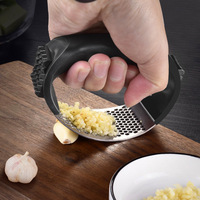 Broyeur à ail en acier inoxydable 304, hachoir à gingembre, éplucheur outils de légumes, Gadgets de cuisine, presse à ail avec poignée