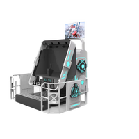 Máquina de Juegos Virtual para Interiores de Parques de Diversiones, Simulador de Silla Doble VR 360, Máquina Simuladora de Juegos de Arcade