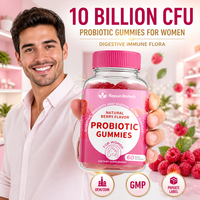Gummies Probiotiques en Gros pour Adultes et Hommes, Marque Privée, Fibres, Régularité Intestinale, avec Prébiotiques