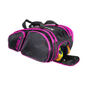 Free Sample Deluxe Pickleball Tennis Bag Large Paddle Backpack Fence Hook Ventilated <b>Shoe</b> Storage Sport Equipment PU Material - Product Image 5