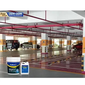 Brown Floor Paint Gloss Self-Flow Epoxy Resin Floor Paint For Garage Car Parking Garage Suppliers