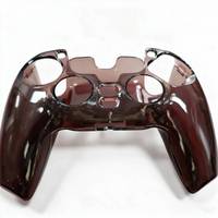 Pour PS5 Ultra Slim, coque transparente en PC cristal, manette sans fil, coque de protection rigide anti-rayures pour PS5 Manette