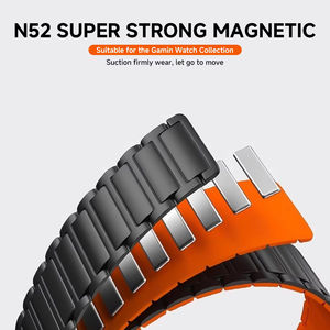 Eraysun <span class=keywords><strong>Bracelet</strong></span> de <span class=keywords><strong>montre</strong></span> magnétique en silicone 26mm pour <span class=keywords><strong>Garmin</strong></span> <span class=keywords><strong>Fenix</strong></span> 7X 7 Pro 6X <span class=keywords><strong>5X</strong></span> 5Plus <span class=keywords><strong>Bracelet</strong></span> de <span class=keywords><strong>montre</strong></span> à dégagement rapide pour hommes - Product Image 6