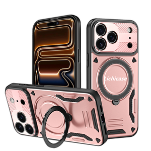 Lichicase 360 °   Funda Protectora para Teléfono con Anillo Giratorio y Cobertura Total, Híbrida de TPU y PC, para VIVO X300 X300 Pro, Carcasa Colorida - Product Image 5
