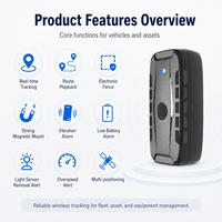 Traceur GPS 2G Magnétique Étanche pour Véhicules et Logistique (Compatible PC) - Positionnement en Temps Réel, Grande Autonomie de Batterie