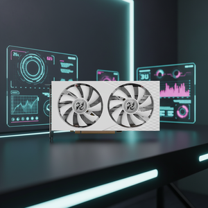 100% Neuf Original pour GPU <span class=keywords><strong>Radeon</strong></span> 6600XT/RX <span class=keywords><strong>6650</strong></span> 8 Go GDDR6 128 bits 8 broches Double Ventilateur Carte Graphique de Jeu pour Ordinateur de Bureau 100% Neuf Original - Product Image 4