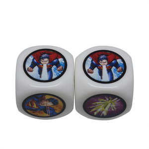 Juego de dados de juego de mesa grabado personalizado-Multi-tamaño (16mm-100mm) D6 para juegos de rol, asesinato de guiones y enseñanza en el aula - Product Image 3