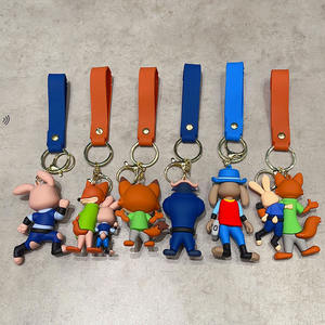 Çizgi Film Zootopia 2 Plastik Anahtarlık Judy Nick Lightning 31cm-50cm Çanta Süsü Arcade Promosyon Hediyesi Toptan - Product Image 3