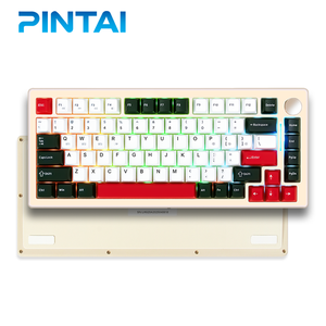 Ngôn ngữ kép 82 Keycaps Bàn Phím Cơ khí RGB Backlit chơi game Bàn phím hot swappable tùy chỉnh bàn phím - Product Image 1