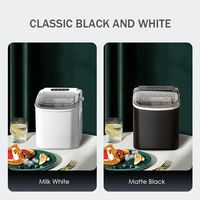 Machine à glaçons portable 12KG 24H Design compact pour la cuisine à domicile Idée de cadeau de Noël
