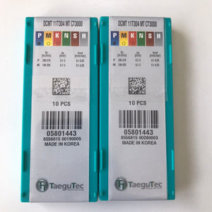 Insertos de Carburo CNC Taegutecs DCMT 11T304 MT CT3000, Inserto de Torneado Personalizable OEM, Herramientas de Corte de 25 mm con Recubrimiento PCD/PCBN HRC45 - Product Image 5